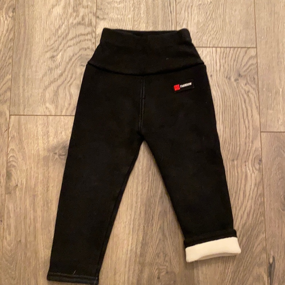 Fleece lines winter pants